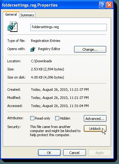 Windows에서 누락되거나 손상된 숨겨진 파일 및 폴더 옵션 수정 