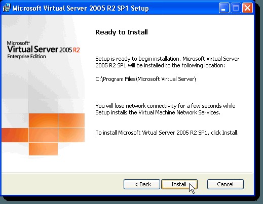 Windows XP에서 VHD 파일 첨부 