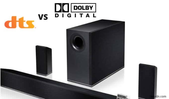 DTS 대 Dolby Digital:차이점과 유사점