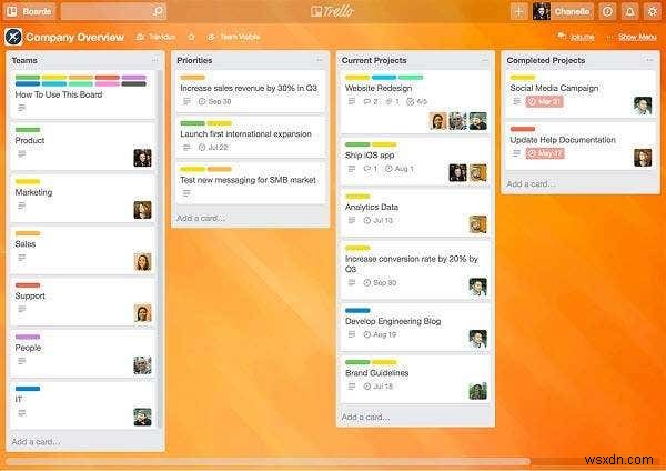 작업 관리를 위한 최고의 앱 – Trello 대 Evernote 대 Wunderlist