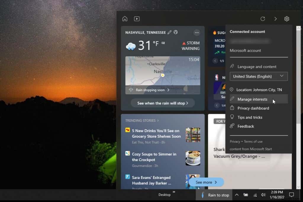 Windows 10/11용 최고의 날씨 위젯