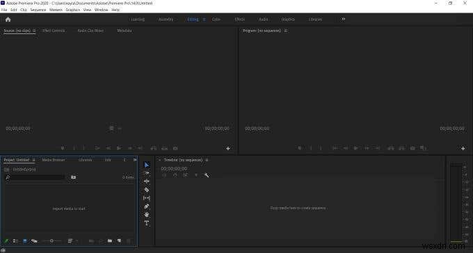 초보자를 위한 Adobe Premiere 튜토리얼 