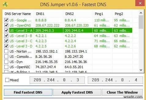 Windows에서 DNS 서버 변경을 위한 5가지 유틸리티 검토 