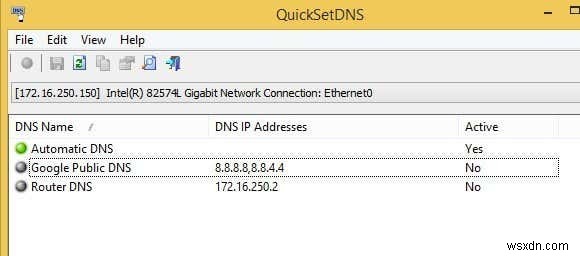 Windows에서 DNS 서버 변경을 위한 5가지 유틸리티 검토 