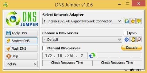 Windows에서 DNS 서버 변경을 위한 5가지 유틸리티 검토 