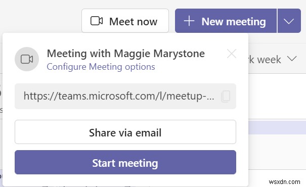 Microsoft Teams 회의 링크를 만드는 방법