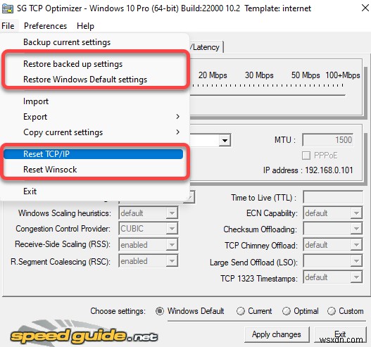 Windows 10에서 TCP/IP 설정을 최적화하는 방법 