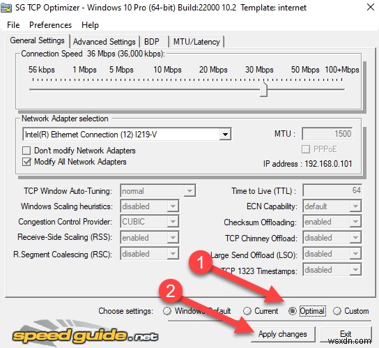 Windows 10에서 TCP/IP 설정을 최적화하는 방법 