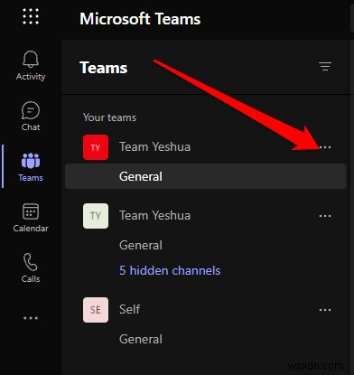 Microsoft Teams에서 팀을 만드는 방법