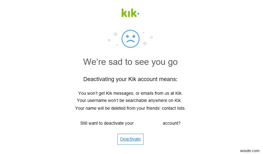 Kik 계정을 삭제하는 방법