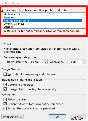 Microsoft Publisher 파일을 PDF로 변환하는 방법