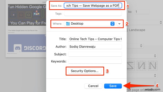 Mac 및 Windows에서 웹 페이지를 PDF로 저장하는 방법