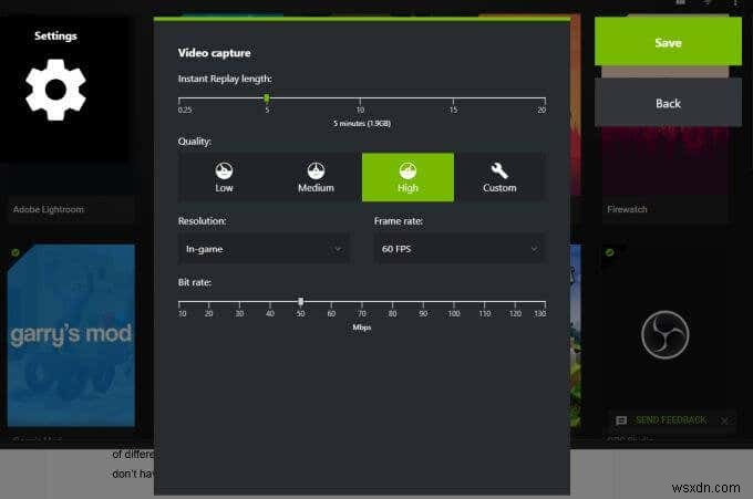 NVIDIA Shadowplay를 사용하여 게임 비디오를 녹화하고 공유하는 방법 