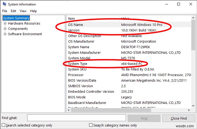 설치한 Windows 버전을 확인하는 방법 