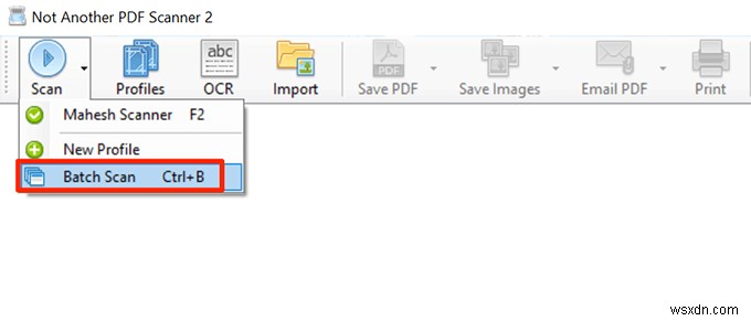 여러 페이지를 하나의 PDF 파일로 스캔하는 방법