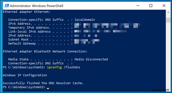 Chrome에서  DNS_probe_finished_bad_config 를 수정하는 방법