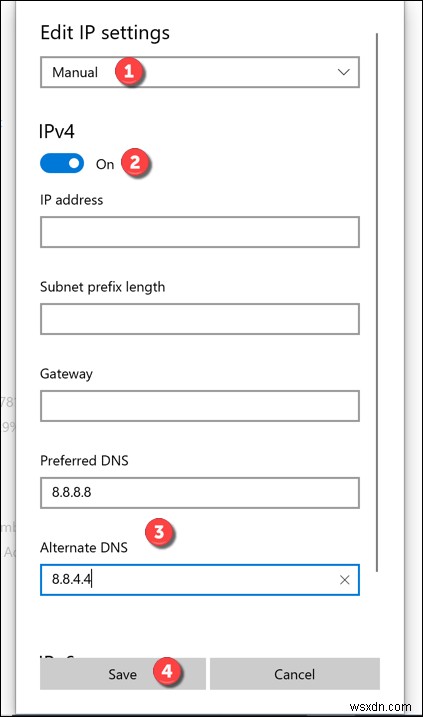 Chrome에서  DNS_probe_finished_bad_config 를 수정하는 방법