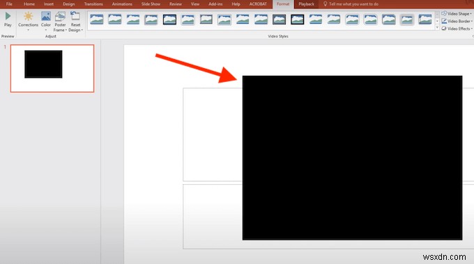 PowerPoint에 YouTube 동영상을 삽입하는 방법