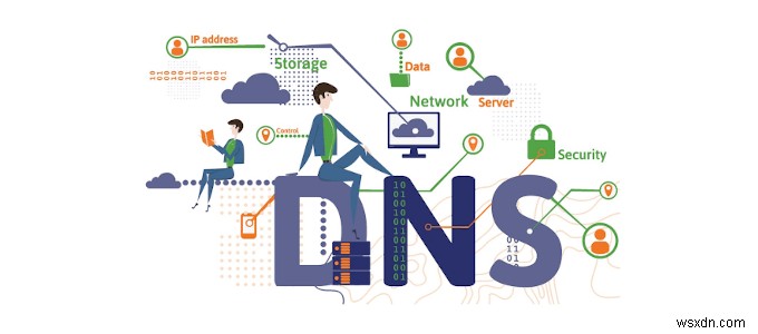 웹 사이트 DNS 구성 설정을 지정하는 방법 