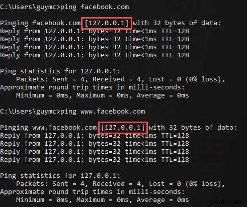 호스트 파일을 사용하여 Windows에서 웹사이트를 차단하는 방법