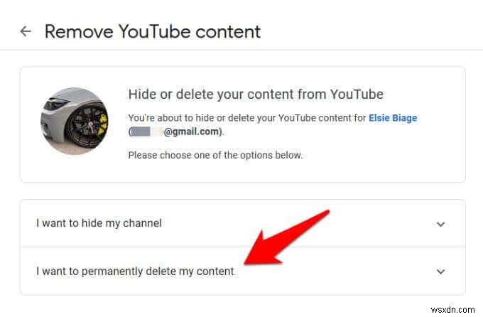 YouTube 계정 삭제 방법
