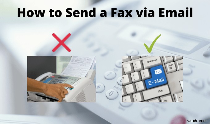 이메일을 통해 팩스를 보내는 방법