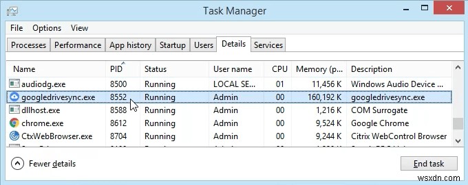 Netstat를 사용하여 Windows에서 수신 포트 및 PID 보기 