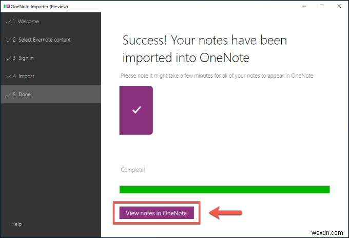 Evernote 노트를 Microsoft OneNote로 마이그레이션하는 방법