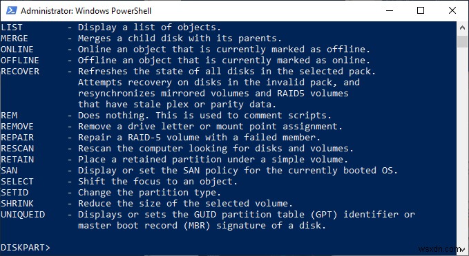 Windows에서 DiskPart 유틸리티를 사용하는 방법