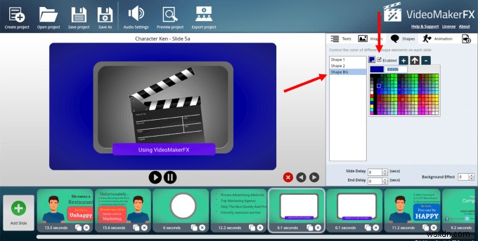 VideoMakerFX를 사용하여 애니메이션 동영상을 만드는 방법