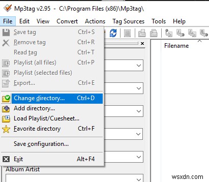 MP3 메타데이터 파일의 이름을 일괄적으로 바꾸는 방법