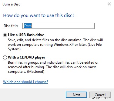 Windows 7/8/10에서 디스크를 굽는 방법 