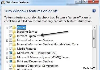 Windows 7에서 IE 제거 및 재설치 