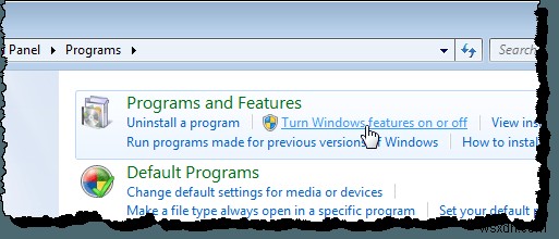Windows 기능 활성화 및 비활성화