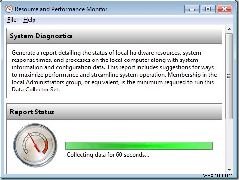 Windows 7에서 시스템 상태 보고서를 생성하여 오류 확인 