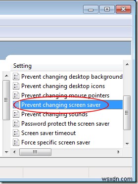 사용자가 Windows에서 화면 보호기/잠금 화면을 변경하지 못하도록 방지 