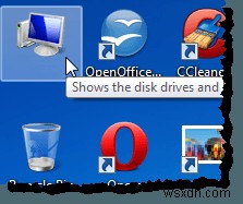 Windows 7/8/10의 바탕 화면 아이콘에서 텍스트 레이블 제거 