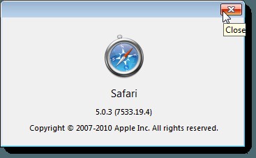 Windows에서 Apple의 Safari 브라우저 업데이트 