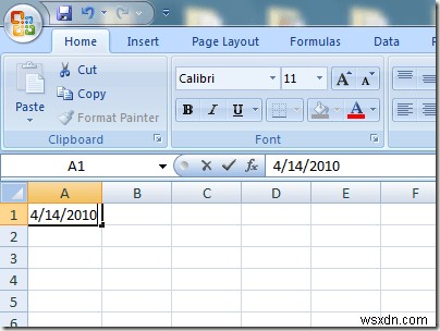 Excel 워크시트에 날짜 및 시간 스탬프를 빠르게 추가 