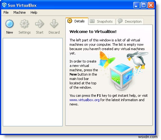 USB 드라이브에서 VirtualBox 실행 