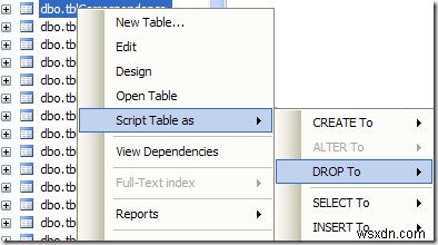 SQL에서 테이블 변경 스크립트를 생성하는 방법 