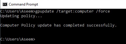 Windows 2000, XP, Vista, 8 및 10에서 그룹 정책 업데이트를 강제 실행하는 방법 