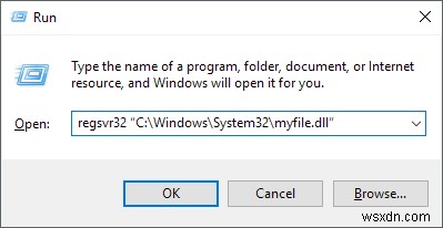Windows에서 DLL 파일을 등록하는 방법 