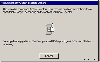 Windows 2003 Active Directory 설정:dcpromo 