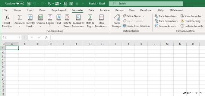 Microsoft Excel Online과 데스크톱용 Excel의 차이점