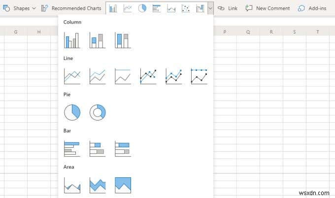 Microsoft Excel Online과 데스크톱용 Excel의 차이점