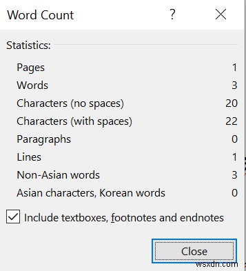 Microsoft Word에서 단어 수를 표시하는 방법