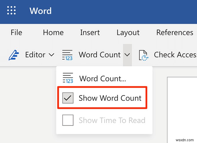 Microsoft Word에서 단어 수를 표시하는 방법