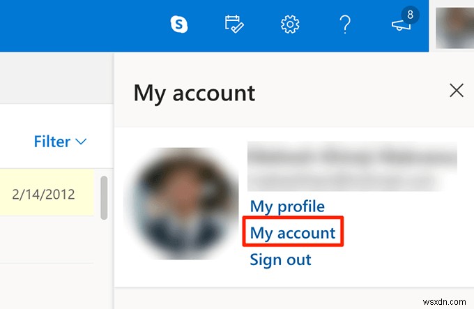 Outlook 암호를 변경하는 방법 