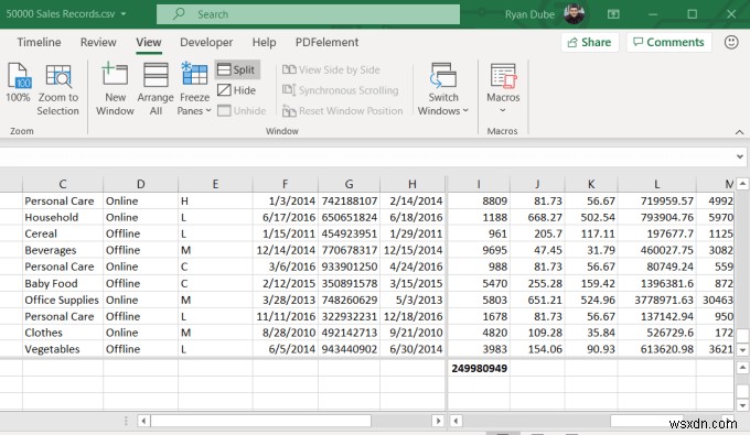 Excel에서 행을 수정하는 방법